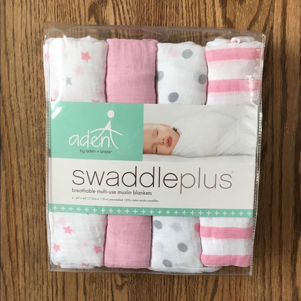 Aden + Anais 4 pack Classic Muslin Swaddles
